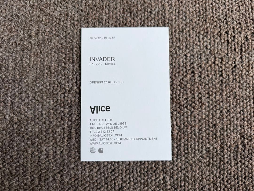 コレクション Invader exhibition card