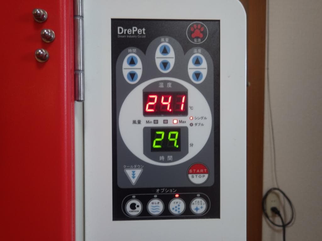 46 トリミングボックスドライヤー ドリペット シングル ナノイーX