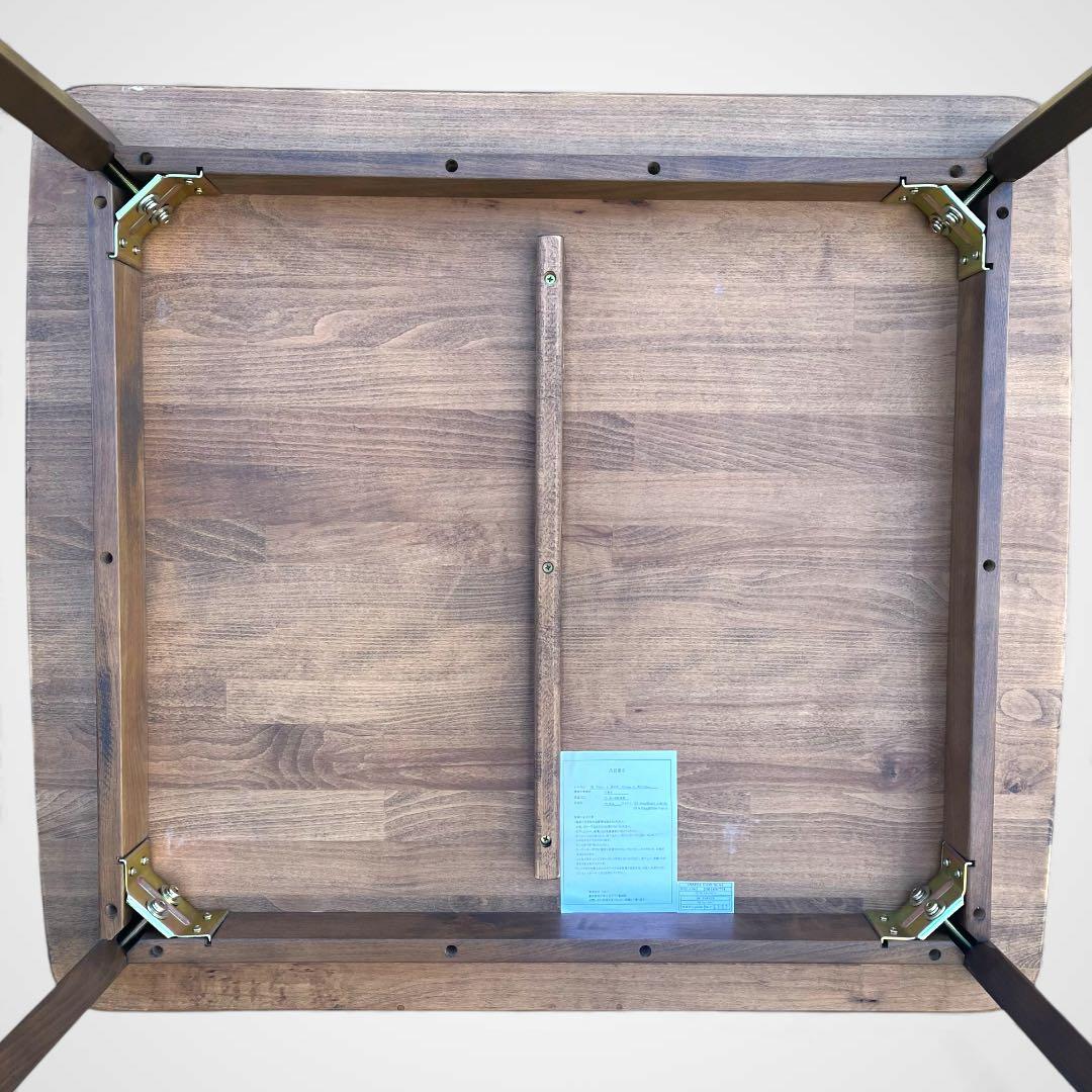 ニトリ Nコレクション ① ダイニングテーブル T-01 W90ミドルブラウン