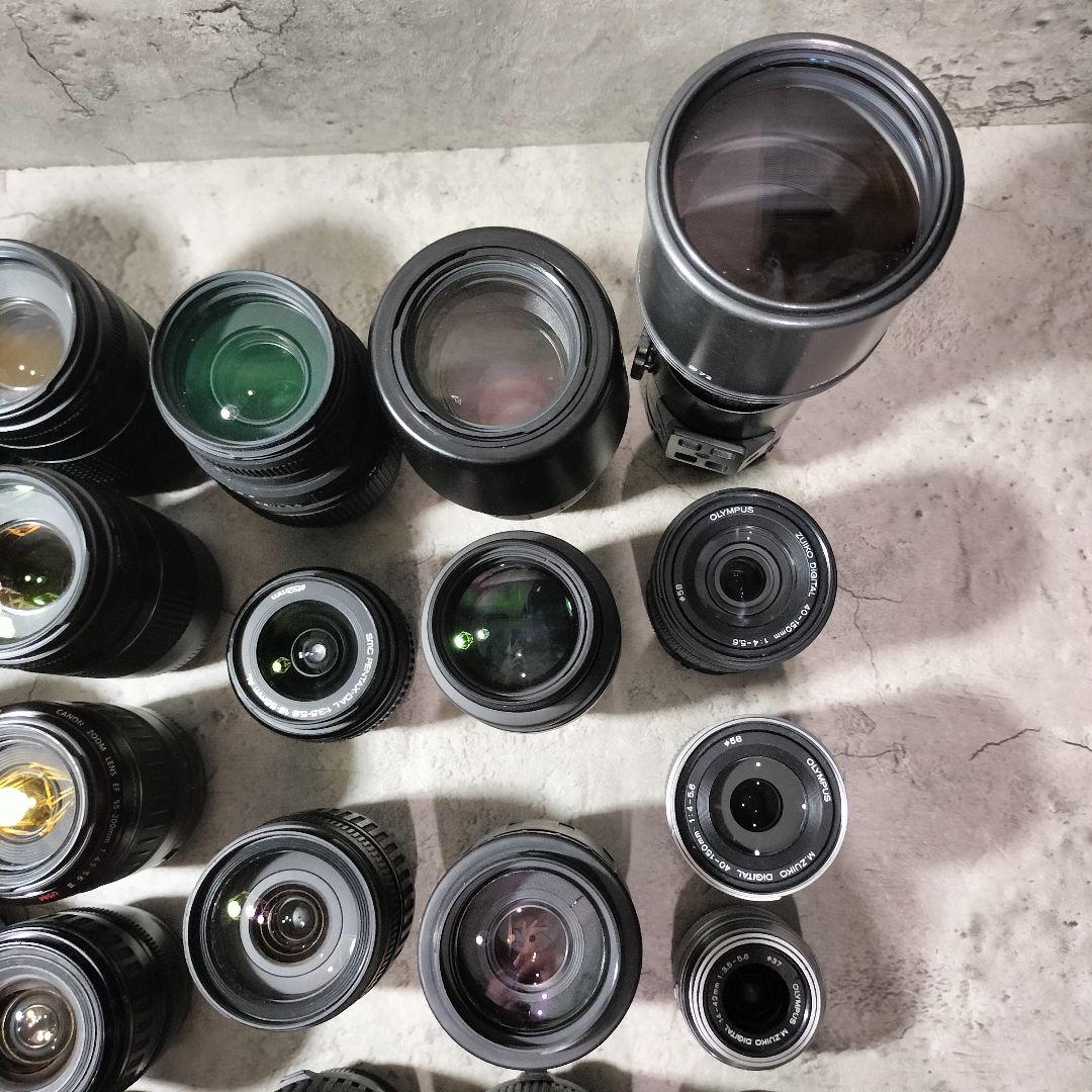 ジャンク】 カメラ レンズ まとめ売り Canon NIKON 等 31本