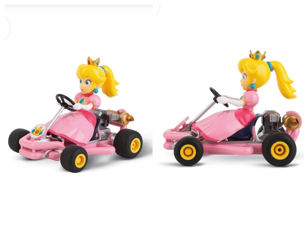新品ラジコン マリオカート レーシングカート R/C マリオ & ピーチ姫 ２台