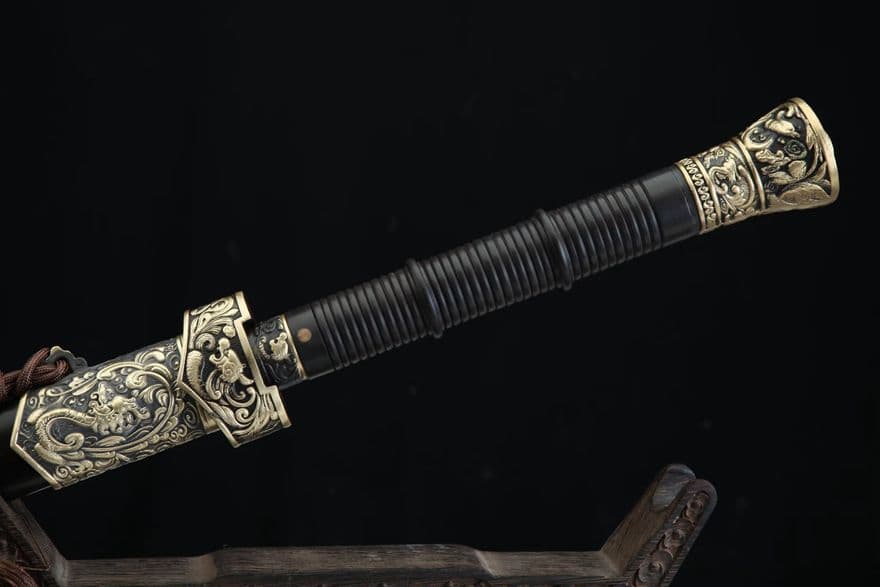 26寸秋水神刀（黒檀タイプ）古兵器 武具　刀装具　日本刀　模造刀 居合刀