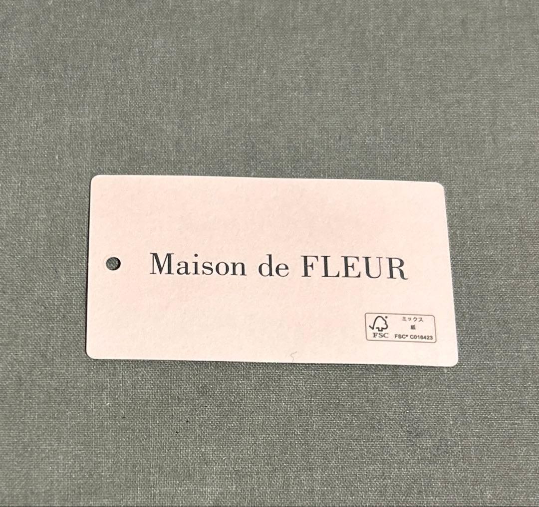 【✧︎新品未使用】Maison de FLEURベルトリボンミニウォレットBK