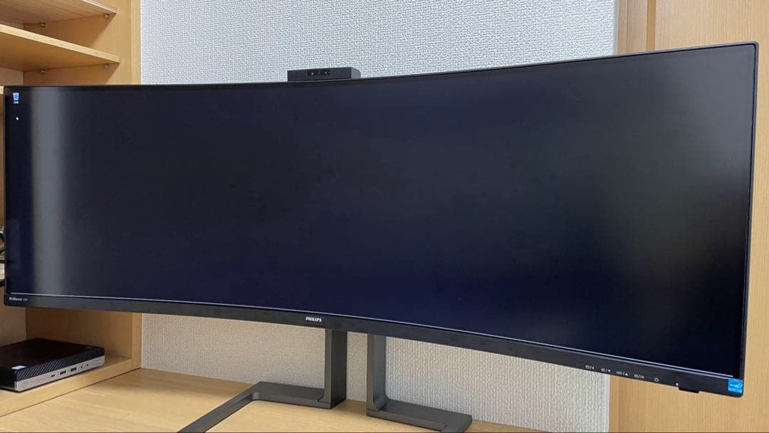 PHILIPS ワイド曲面モニター 湾曲439P9H1 本体、電源ケーブル PHILIPS ワイド曲面モニター 湾曲439P9H1 本体、電源ケーブル PHILIPS