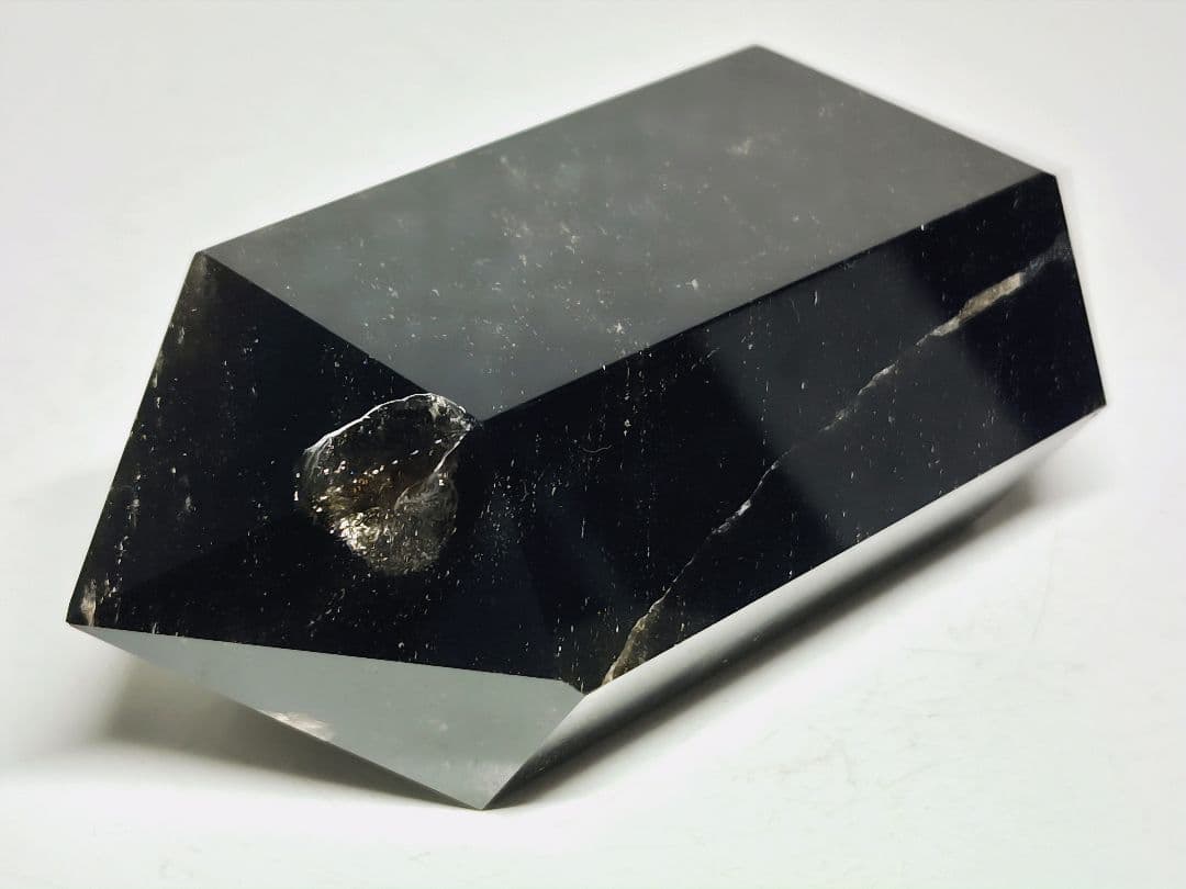 モリオン 438g 黒水晶 クォーツ 原石 鑑賞石 自然石 誕生石 鉱物 鉱石