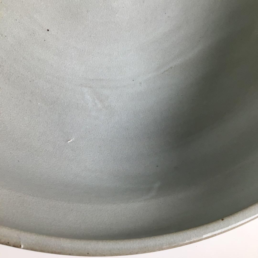 R233 水指 『春永造』『大徳寺 松長剛山 箱書』『彫三島』『平水指』