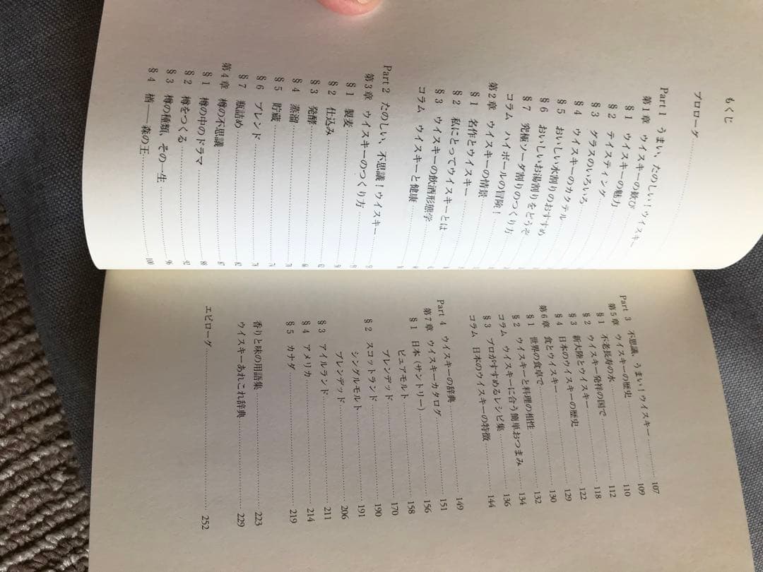 ベビー響 と膳、角瓶の空きビン および ウイスキーブック