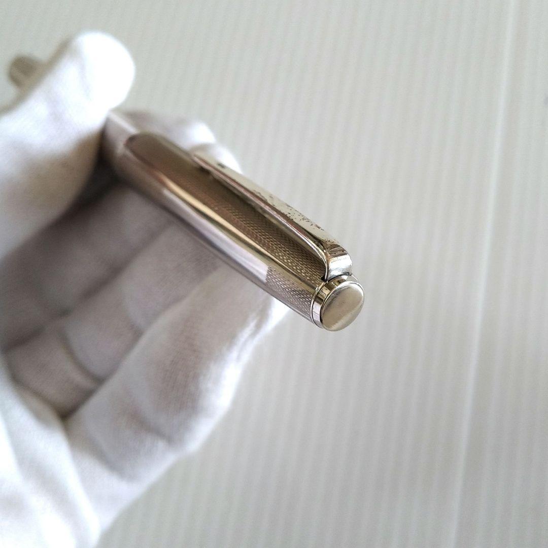 【純銀製】英国ASPREY社　万年筆　585-14K