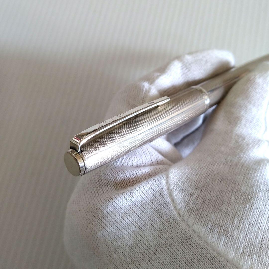 【純銀製】英国ASPREY社　万年筆　585-14K