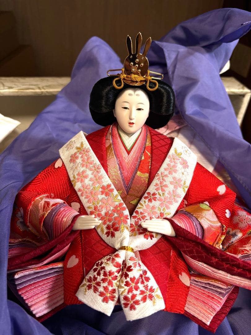 伝統的な雛人形セット　平安 豊久