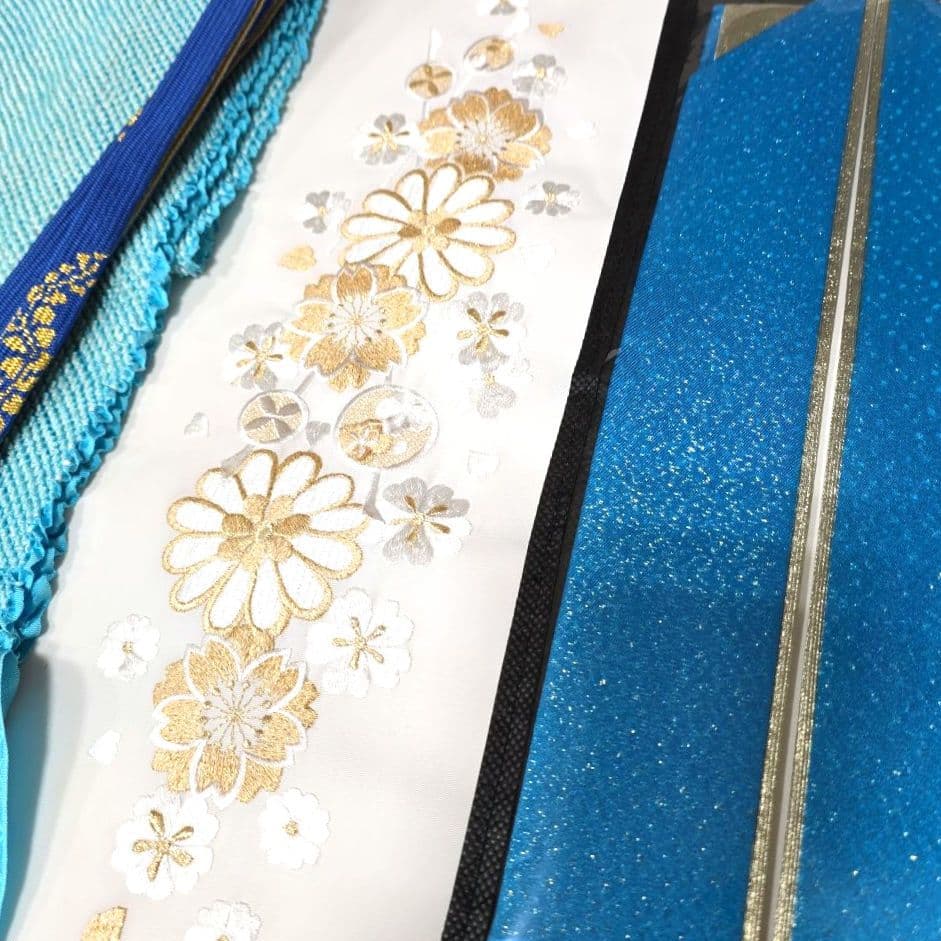 クリーム熨斗目振袖7点フルセット、成人式、前撮り、結婚式に