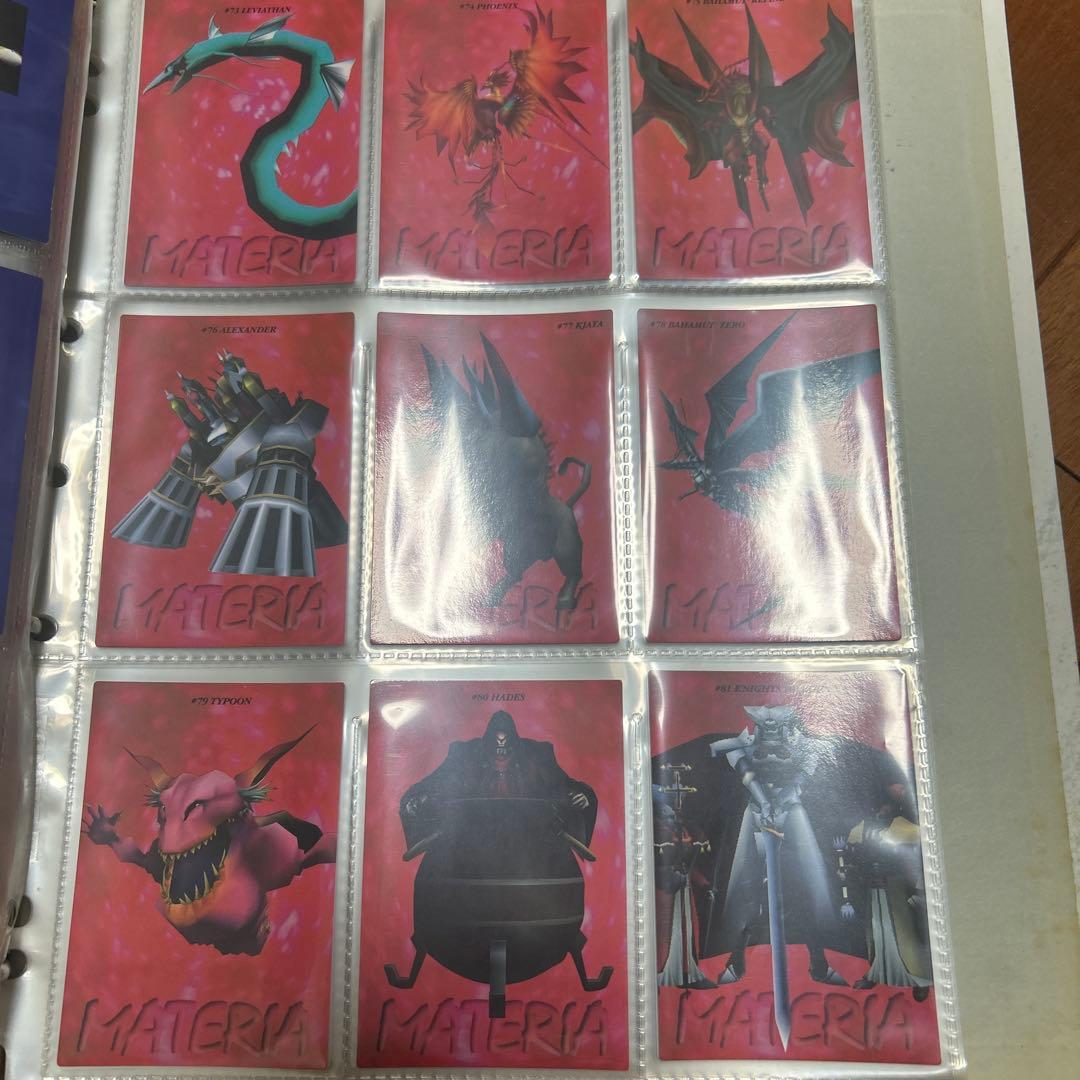 【初版】ファイナルファンタジー7 カードダス 140枚コンプリート　特典付