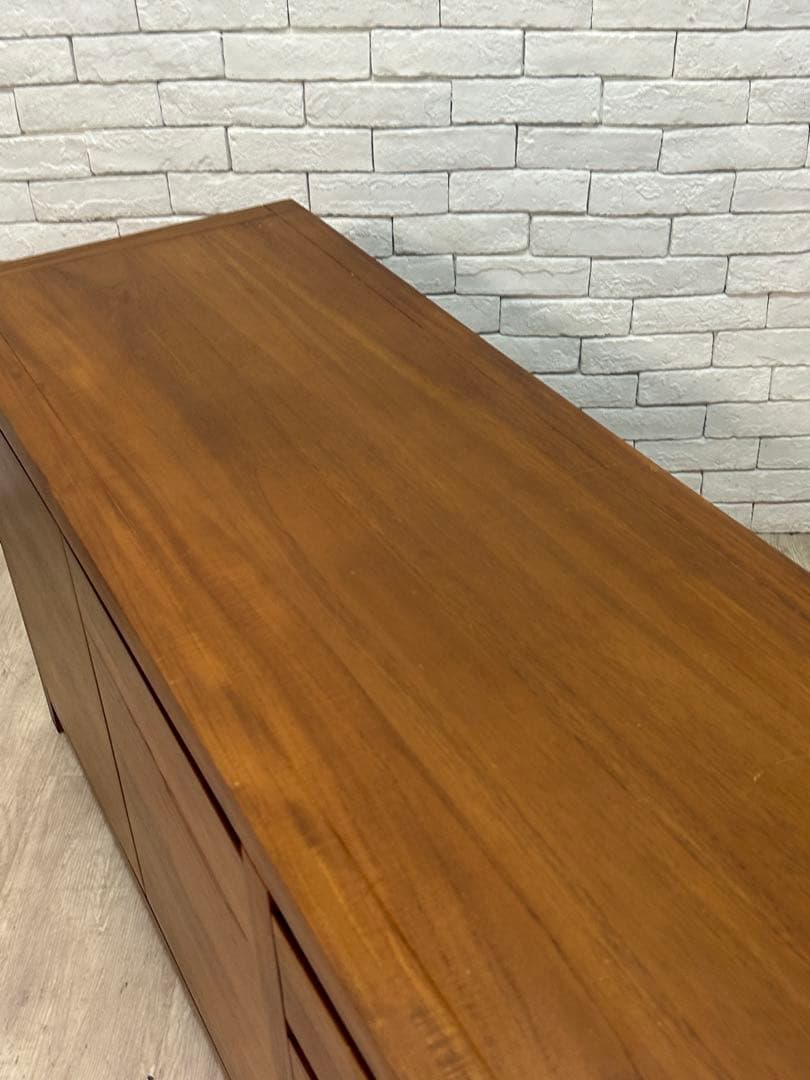 東京都内23区配送無料】チーク材 サイドボード キャビネット チェスト