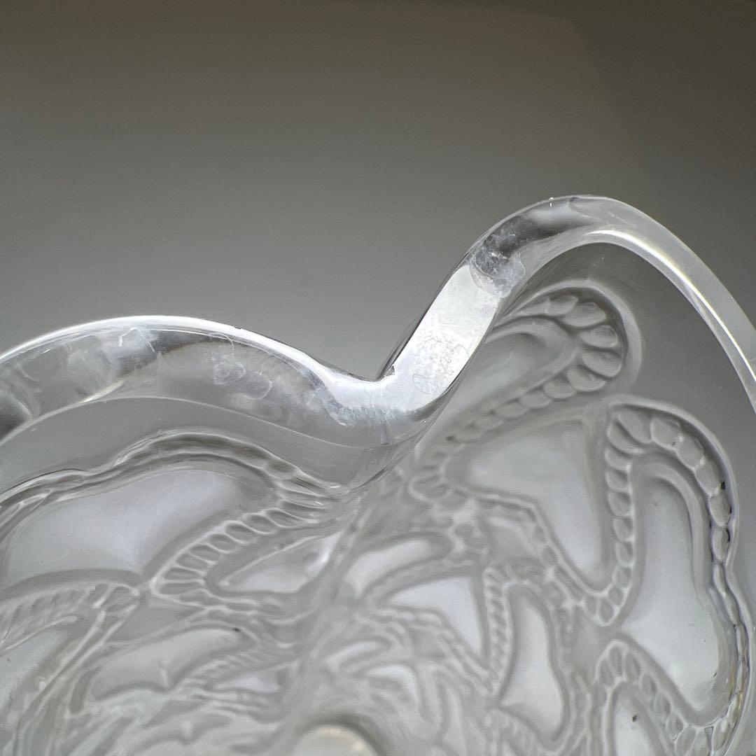 ラリック ハート フラワーベース 箱付 最大高さ16㎝ 東Y7-0904①トヒオ