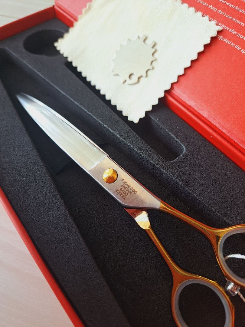 新品☆フェニーチェ カーブシザー☆7in トリミングシザー