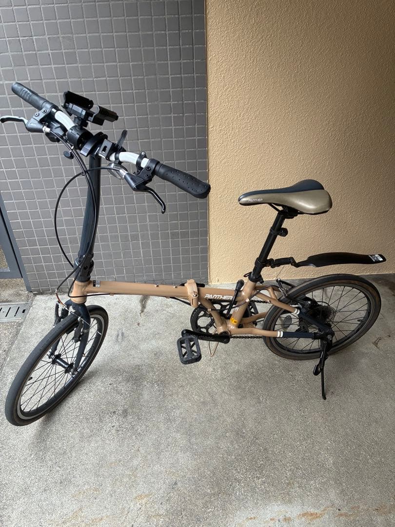 （直接引取り希望）PANTHER 折りたたみ式ミニベロ自転車 52T 直接引取り希望）PANTHER 折りたたみ式ミニベロ自転車 52T