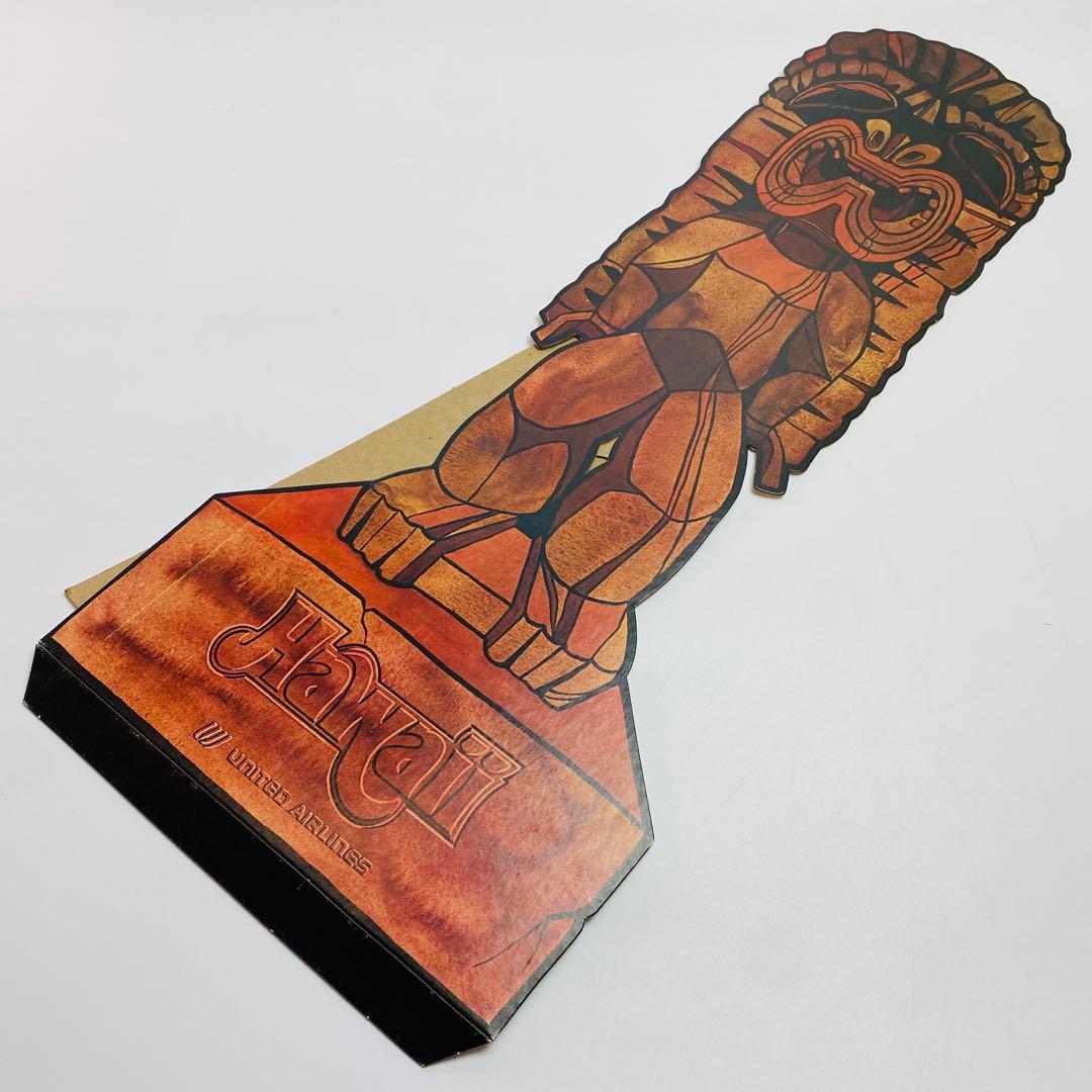 ユナイテッド航空 ハワイ路線販促用 サインボード メネフネ&Tiki 非売品