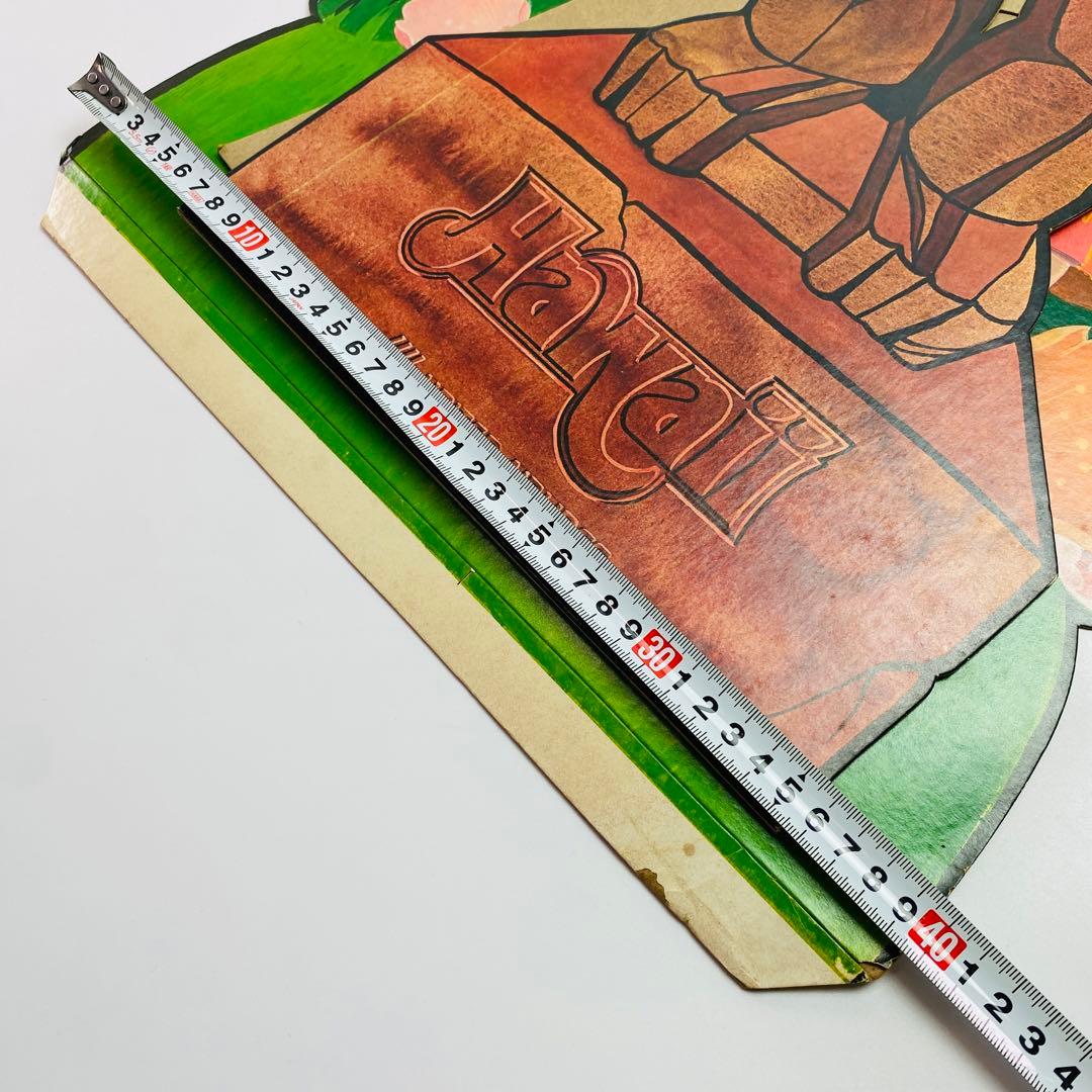 ユナイテッド航空 ハワイ路線販促用 サインボード メネフネ&Tiki 非売品