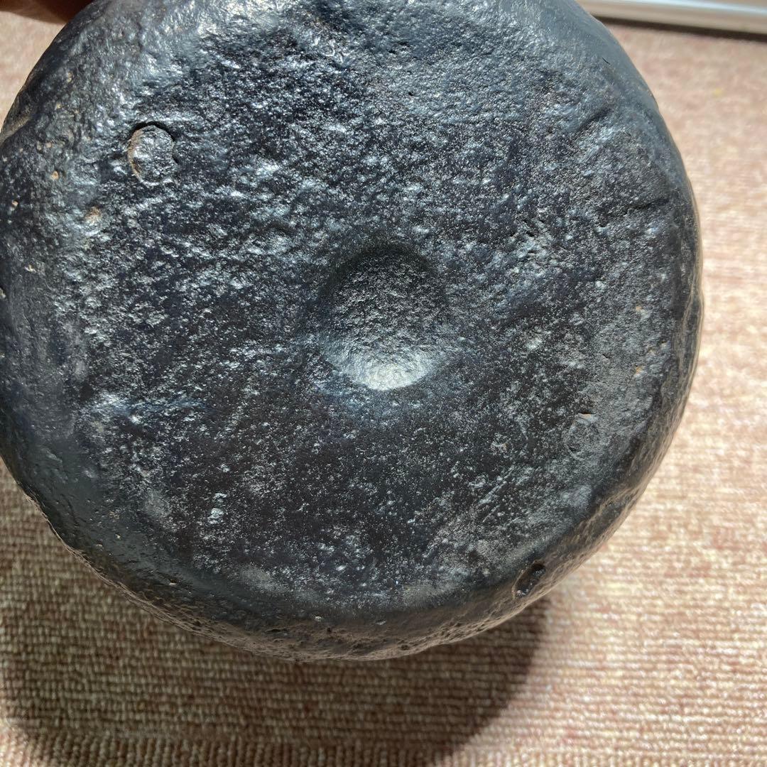 明治期大国寿朗蟹模様鉄瓶