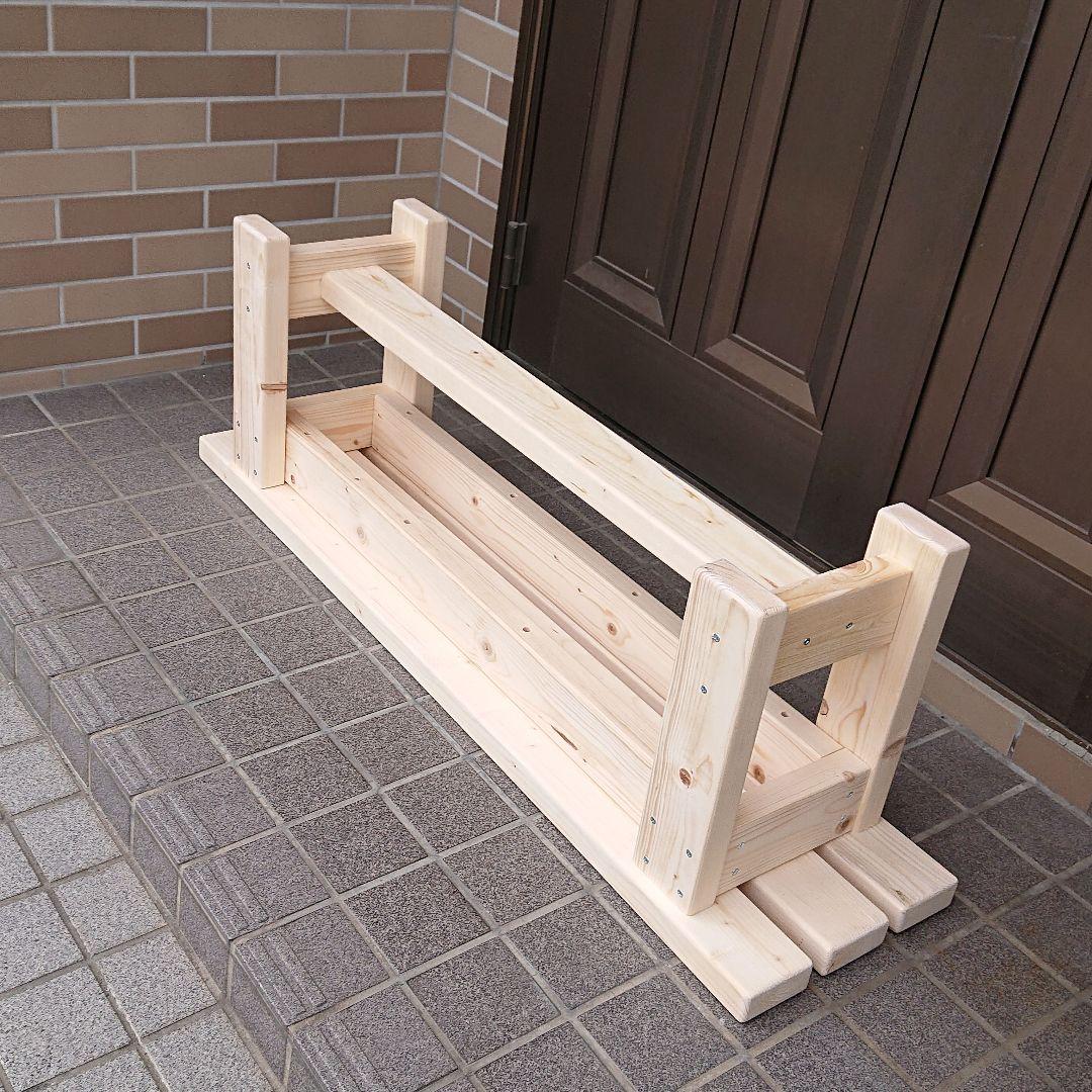 ベンチ 木製 90cmタイプ 丈夫 多目的 踏み台 椅子 スツール 屋外用