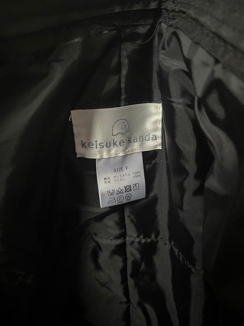 keisuke kanda フリルまみれのバッグ 黒
