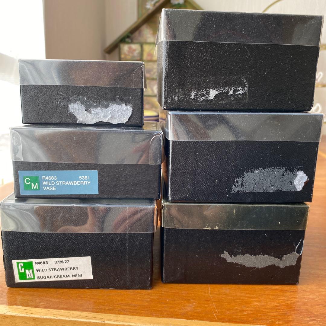 ウェッジウッド ミニチュア ティーセット コーヒーセット 黒壺