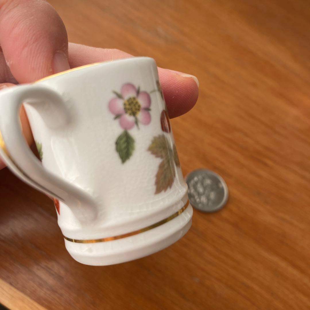 ウェッジウッド ミニチュア ティーセット コーヒーセット 黒壺