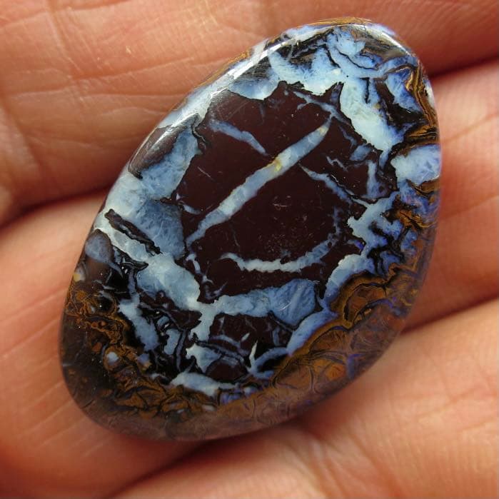 48ctクイーンズランド州ヤワ産ボルダーオパール/トップパターン - メルカリ