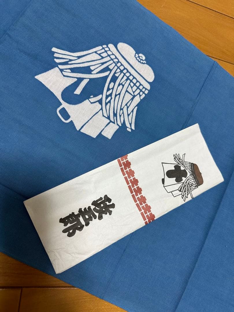 激レア 深川 鳶頭 江戸消防 一區千組 『政五郎』手拭い 粋 町鳶 下町