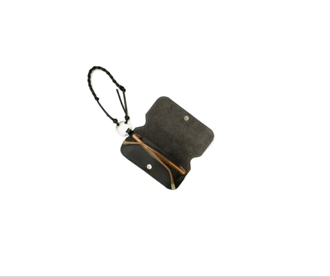 BLANC.. / レザーアイウェアケース / ブラック