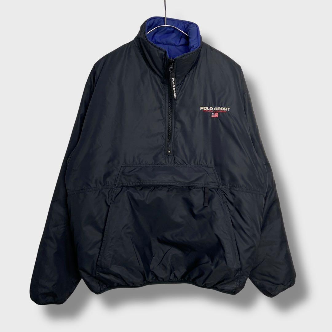 Cherry 90s☆POLOSPORT☆ラルフローレン☆リバーシブルパフ