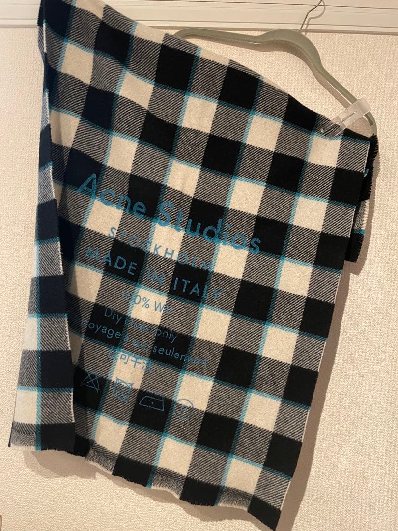 アクネステュディオ チェックストール 最終値下げ！acne studios