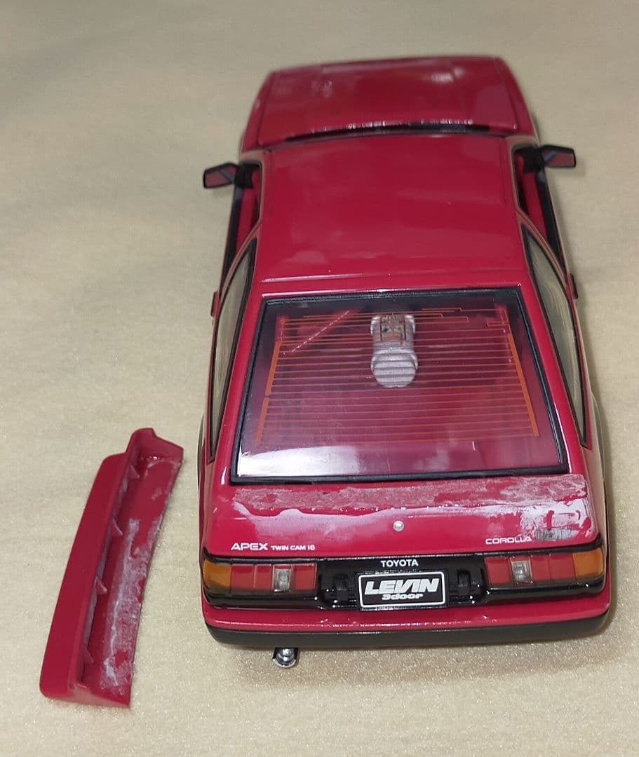 川崎忍 アオシマ DISM 1/24 AE86 レビン 2台セット 現状品