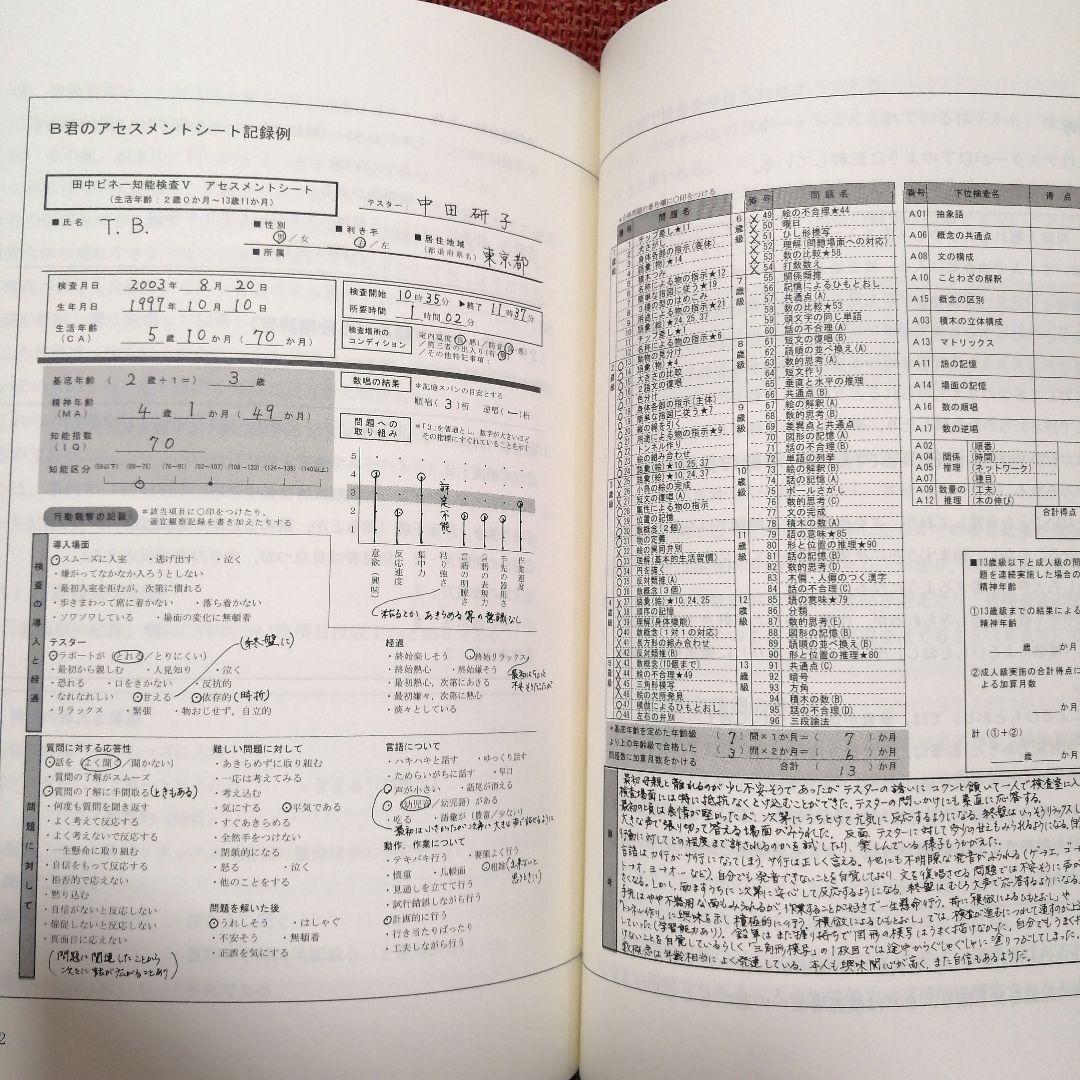 特別支援 田中ビネー知能検査V 全3冊 精神年齢 IQ TOSS アセスメント 田中