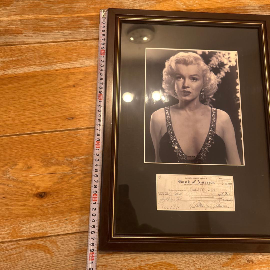 マリリン・モンロー 小切手 1952年 複製