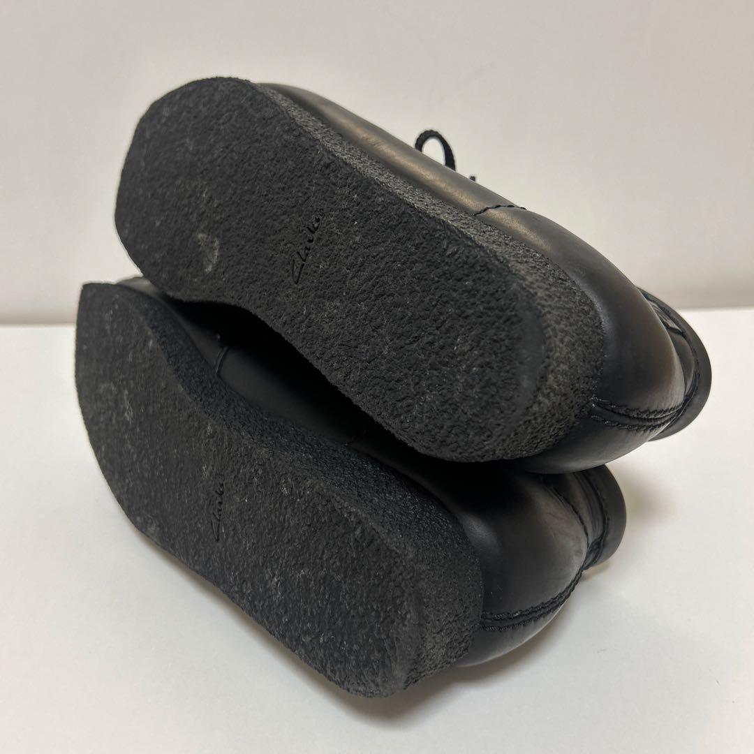 Clarks ワラビーブーツ オールレザー　UK62/1（25cm）ブラック