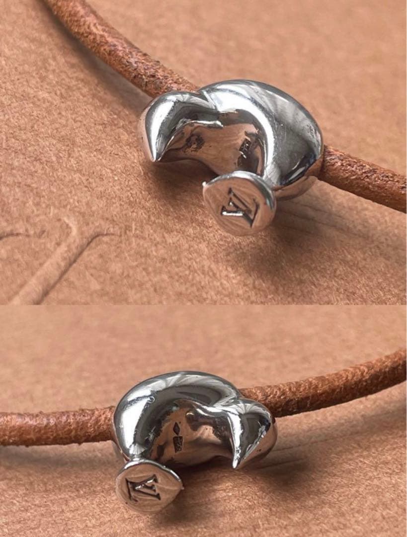 ルイヴィトン ペンダント ブレスレット レザー チョーカー ネックレス　正規品