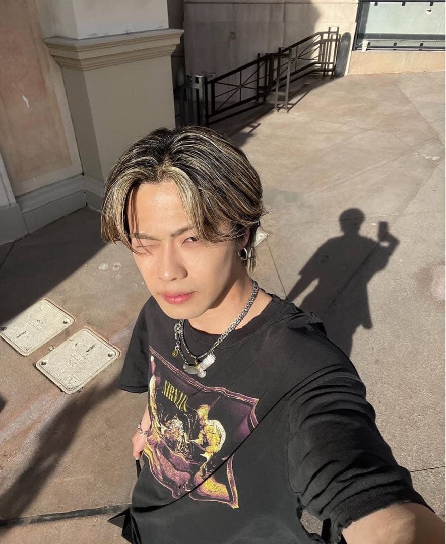 ニルヴァーナ バンT コムドットやまと着用 ヴィンテージ コムドット