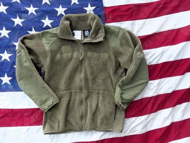 米軍実物 ポーラテックフリースジャケット S-R コヨーテ ECWCS 128