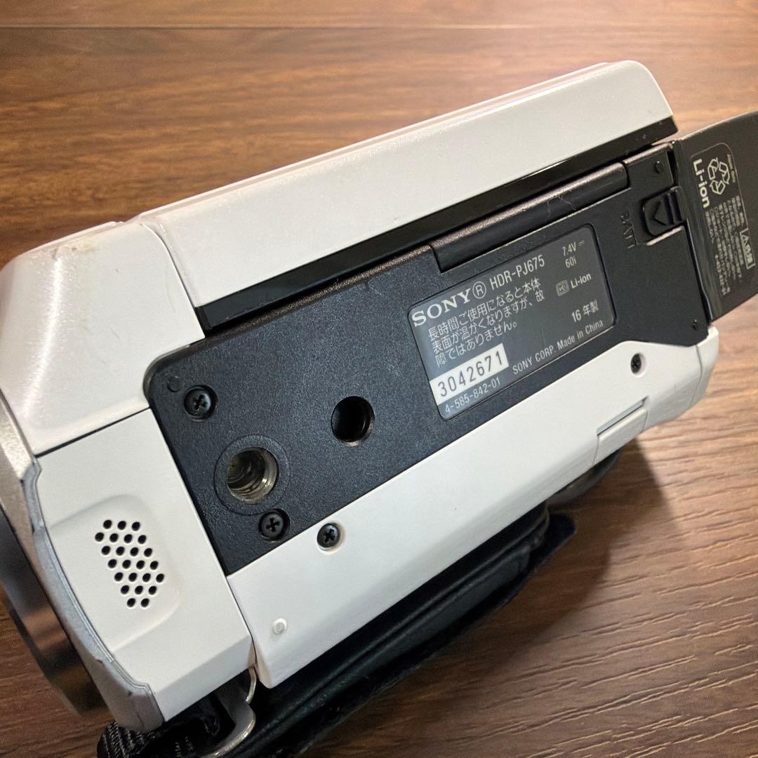 【動作確認済匿名発送】SONY HDR-PJ675バッテリー3個プロジェクター付
