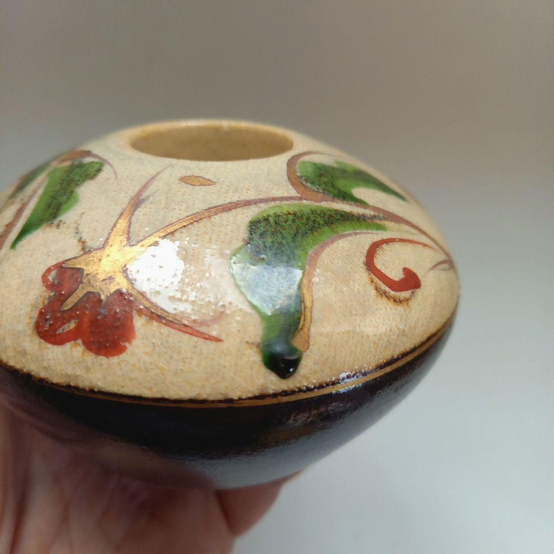 小森忍　山茶窯　インク壺　アンティーク　骨董　北斗窯