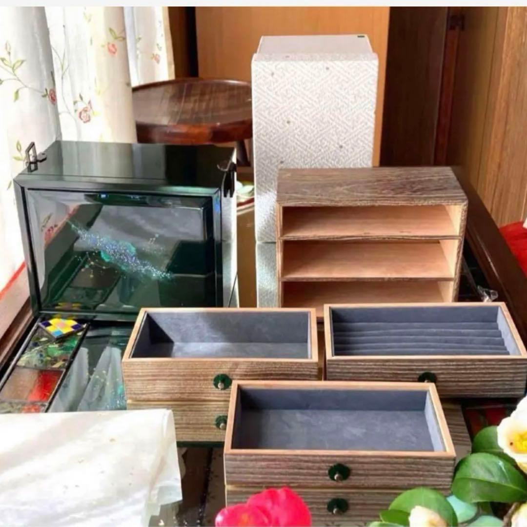 2191様感謝‼️ラストJAPAN輪島螺鈿蒔絵宝石箱「銀河-翠みどり」1点　愛蔵品