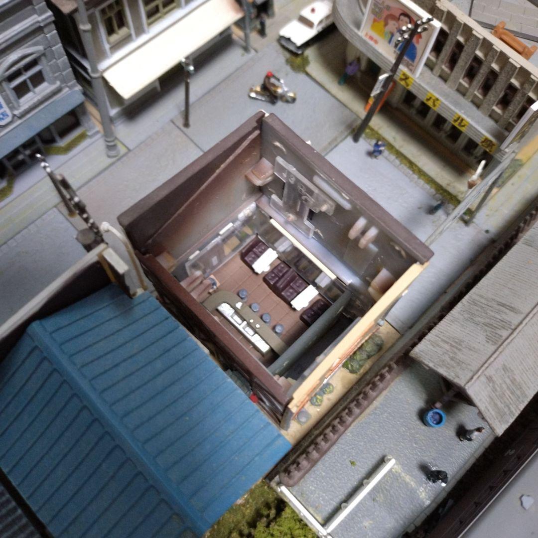 Nゲージ 鉄道模型 街並み ジオラマ