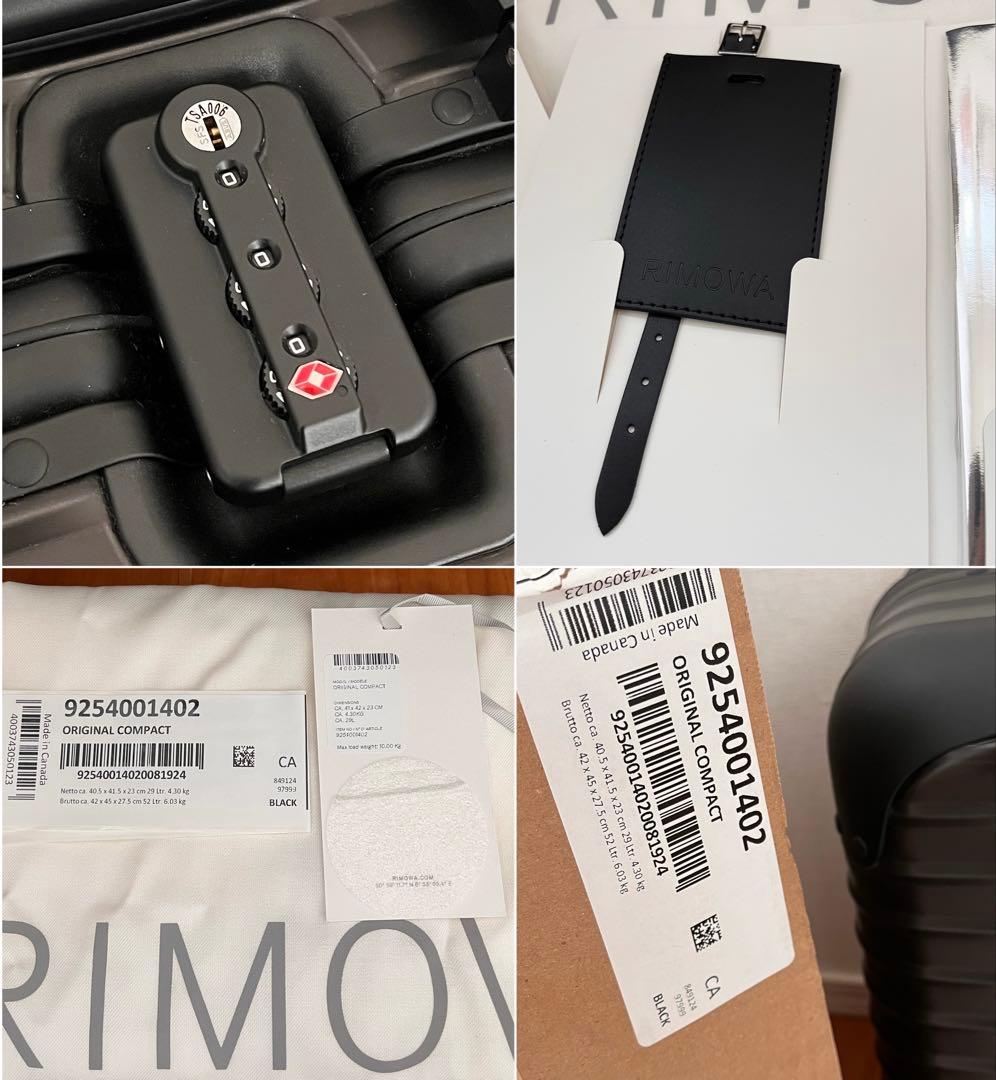 ORIGINAL コンパクト RIMOWA リモワ 黒 29L - メルカリ