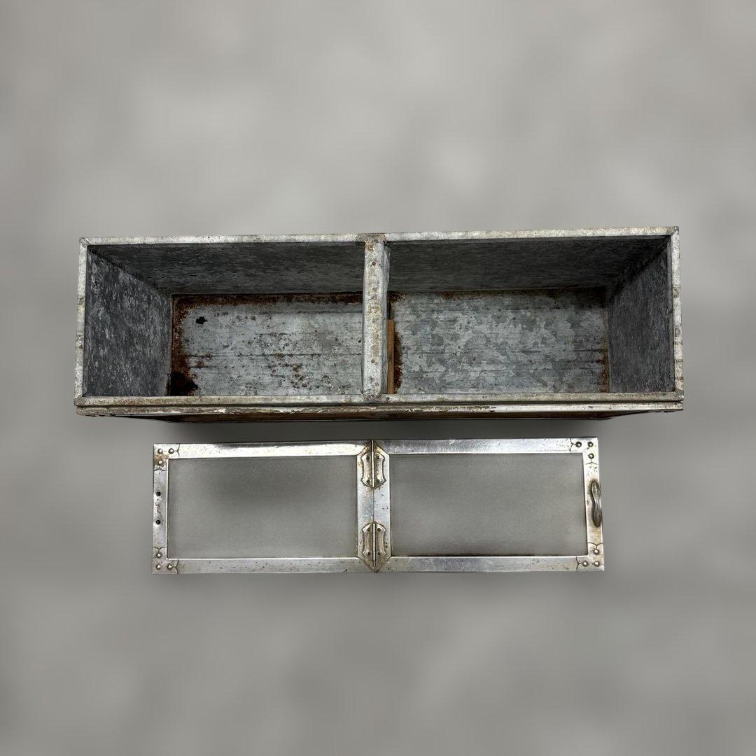 昭和レトロ 駄菓子屋 ブリキガラスショーケース ディスプレイラック