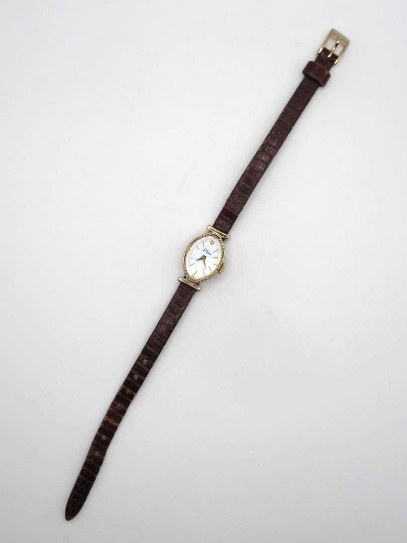 NOJESS ノジェス 腕時計 オーバルジュエリーウォッチフェイス レディース