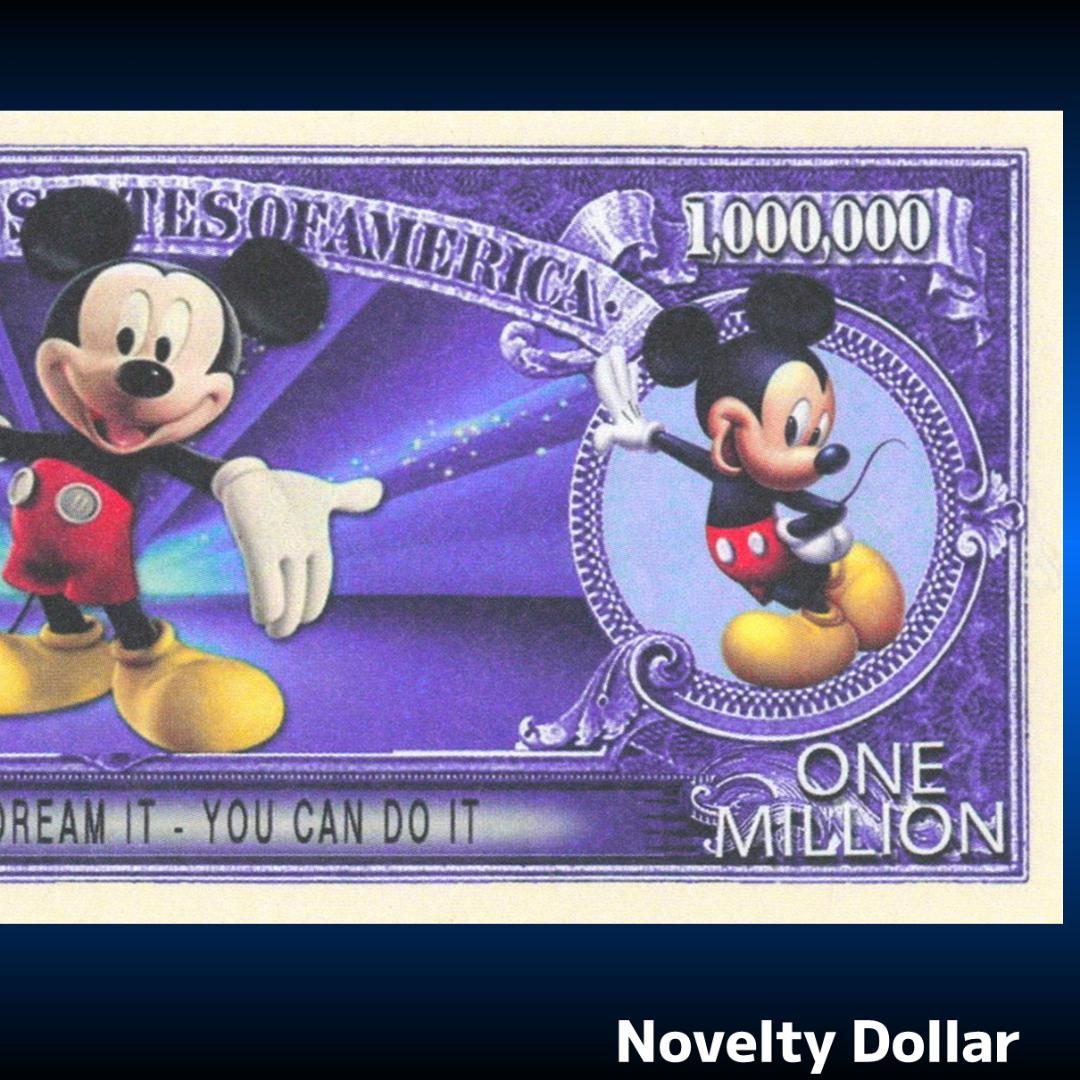 【ディズニー】ミッキーマウス　ノベルティ　ドル紙幣