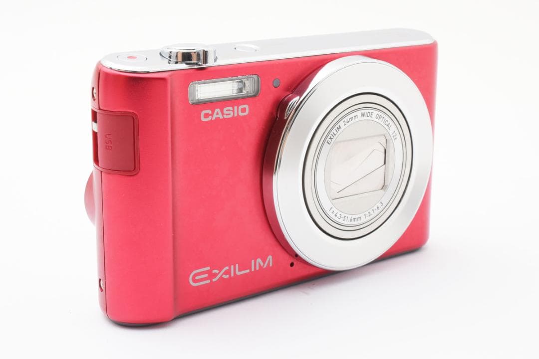 極美品】CASIO EXILIM EX-ZS240 レッド 動作確認済