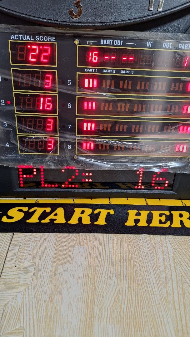 エレクトロニックダーツ FH-9881 1P～8P レトロダーツ　希少商品！