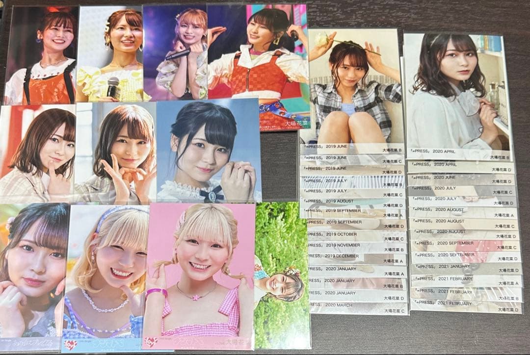 大場花菜 まとめ売り 40枚 - メルカリ